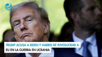 El magnate ha criticado la enorme cantidad de dinero que Estados Unidos ha suministrado a Ucrania en el marco de la guerra iniciada por Rusia a finales de febrero de 2022.

Para más información del tema, visita: https://www.eleconomista.com.mx/internacionales/Trump-acusa-a-Biden-y-Harris-de-involucrar-a-EU-en-la-guerra-en-Ucrania-20240924-0054.html

¡Síguenos en nuestras redes sociales para mantenerte informado!

Twitter: https://twitter.com/eleconomista 
Facebook: https://www.facebook.com/ElEconomista.mx
Instagram: https://www.instagram.com/eleconomistamx
LinkedIn: https://www.linkedin.com/company/el-economista/

#ElEconomista #EETV