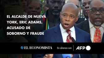 El alcalde de Nueva York, Eric Adams, fue acusado el jueves por el gobierno federal de delitos como fraude electrónico, solicitud de donaciones ilegales para campañas electorales en el extranjero y conspiración para el soborno.

¡Síguenos en nuestras redes sociales para mantenerte informado!

Twitter: https://twitter.com/eleconomista 
Facebook: https://www.facebook.com/ElEconomista.mx
Instagram: https://www.instagram.com/eleconomistamx
LinkedIn: https://www.linkedin.com/company/el-economista/

#ElEconomista #EETV