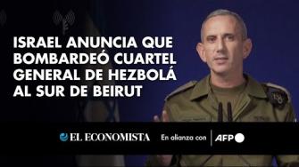 Israel indicó el viernes que bombardeó el cuartel general de la formación islamista libanesa Hezbolá en el suburbio sur de Beirut

Para más información, visita: https://www.eleconomista.com.mx 

Twitter: https://twitter.com/eleconomista
Facebook: https://www.facebook.com/ElEconomista.mx   
  
#ElEconomista #AFP #EETV