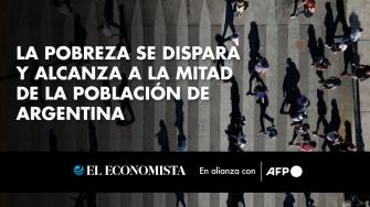 La pobreza en Argentina alcanzó al 52,9% de la población en el primer semestre del gobierno de Javier Milei, una cifra que refleja el drama de muchos, como Viviana Quevedo, despedida en diciembre y poco a poco sumida en la miseria

Para más información, visita: https://www.eleconomista.com.mx 

Twitter: https://twitter.com/eleconomista
Facebook: https://www.facebook.com/ElEconomista.mx

#ElEconomista #AFP #EETV