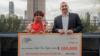 Ángela Elena Olazarán Laureano gana Global Student Prize 2024.