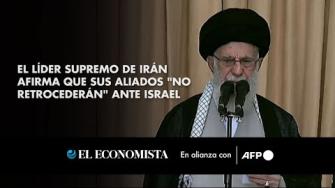 El líder supremo de Irán defendió el viernes en un inusual sermón el ataque con misiles de su país contra Israel y prometió que sus aliados en Oriente Medio seguirán luchando, días antes del primer aniversario de la guerra en Gaza.

¡Síguenos en nuestras redes sociales para mantenerte informado!

Twitter: https://twitter.com/eleconomista 
Facebook: https://www.facebook.com/ElEconomista.mx
Instagram: https://www.instagram.com/eleconomistamx
LinkedIn: https://www.linkedin.com/company/el-economista/

#ElEconomista #EETV