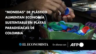 En el Pacífico colombiano el plástico reciclado de las playas ahora es moneda: una economía para ayudar a los niños y a la vez mitigar la contaminación que aqueja un destino paradisíaco pero pobre del país.

¡Síguenos en nuestras redes sociales para mantenerte informado!

Twitter: https://twitter.com/eleconomista 
Facebook: https://www.facebook.com/ElEconomista.mx
Instagram: https://www.instagram.com/eleconomistamx
LinkedIn: https://www.linkedin.com/company/el-economista/

#ElEconomista #EETV