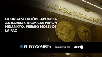 El Nobel de la Paz recayó el viernes en la organización japonesa Nihon Hidankyo, que reagrupa a supervivientes de los bombardeos atómicos de Hiroshima y Nagasaki en 1945, "por sus esfuerzos a favor de un mundo sin armas nucleares".

¡Síguenos en nuestras redes sociales para mantenerte informado!

Twitter: https://twitter.com/eleconomista 
Facebook: https://www.facebook.com/ElEconomista.mx
Instagram: https://www.instagram.com/eleconomistamx
LinkedIn: https://www.linkedin.com/company/el-economista/

#ElEconomista #EETV