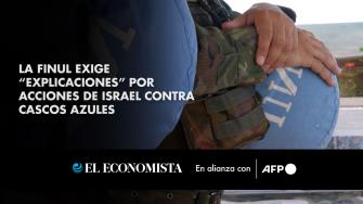 La fuerza de paz de la ONU en Líbano (Finul) exigió el domingo “explicaciones” al ejército israelí por irrumpir en una de sus posiciones, después de que Israel lo instara a retirar los cascos azules de la frontera donde el Estado hebreo libra encarnizados combates con Hezbolá.

¡Síguenos en nuestras redes sociales para mantenerte informado!

Twitter: https://twitter.com/eleconomista 
Facebook: https://www.facebook.com/ElEconomista.mx
Instagram: https://www.instagram.com/eleconomistamx
LinkedIn: https://www.linkedin.com/company/el-economista/

#ElEconomista #EETV