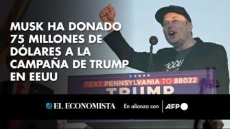 El multimillonario Elon Musk ha donado 75 millones de dólares a la campaña presidencial de Donald Trump en Estados Unidos en los últimos meses, según cifras oficiales que confirman que el empresario apuesta a todo o nada por el expresidente republicano.

Para más información, visita: https://www.eleconomista.com.mx 

Twitter: https://twitter.com/eleconomista
Facebook: https://www.facebook.com/ElEconomista.mx

#ElEconomista #AFP #EETV