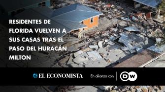 Continuan las tareas de limpieza en Florida tras el paso del huracán Milton, mientras los residentes en el estado del sur de Estados Unidos comienzan el proceso de reconstrucción de sus vidas y hogares. El gobierno estadounidense estima que los daños materiales alcanzan unos 50 mil millones de dólares mientras al menos un millón y medio de personas sigue sin electricidad.

¡Síguenos en nuestras redes sociales para mantenerte informado!

Twitter: https://twitter.com/eleconomista 
Facebook: https://www.facebook.com/ElEconomista.mx
Instagram: https://www.instagram.com/eleconomistamx
LinkedIn: https://www.linkedin.com/company/el-economista/

#ElEconomista #EETV