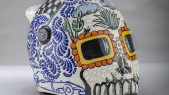 Casco de calavera en Talavera