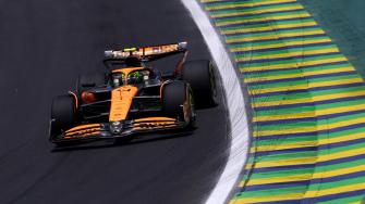 Lando Norris disputa el campeonato de conductores de la F1. Foto: Reuters.