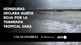 El gobierno de Honduras declaró el jueves alerta roja en cuatro departamentos del Caribe ante el inminente azote de la tormenta tropical Sara, informó la presidenta Xiomara Castro y el Ministerio de Gestión de Riesgo.

Twitter: https://twitter.com/eleconomista 
Sitio web: https://www.eleconomista.com.mx/ 
Facebook: https://www.facebook.com/ElEconomista.mx 

#ElEconomista #EETV #AFP