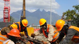 Desarrollo de obra pública en Nuevo León.