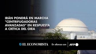 Irán anunció el viernes que pondrá en marcha una serie de "nuevas centrifugadoras avanzadas" en respuesta a la resolución aprobada por el Organismo Internacional de Energía Atómica (OIEA) que critica a Teherán por falta de cooperación en materia nuclear.

¡Síguenos en nuestras redes sociales para mantenerte informado!

Twitter: https://twitter.com/eleconomista 
Facebook: https://www.facebook.com/ElEconomista.mx
Instagram: https://www.instagram.com/eleconomistamx
LinkedIn: https://www.linkedin.com/company/el-economista/

#ElEconomista #EETV