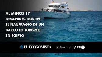 Diecisiete personas, entre ellas varios extranjeros, están siendo buscadas y otras 28 fueron rescatadas después de que un barco turístico naufragara el lunes en el Mar Rojo, informaron las autoridades de Egipto.

¡Síguenos en nuestras redes sociales para mantenerte informado!

Twitter: https://twitter.com/eleconomista 
Facebook: https://www.facebook.com/ElEconomista.mx
Instagram: https://www.instagram.com/eleconomistamx
LinkedIn: https://www.linkedin.com/company/el-economista/

#ElEconomista #EETV