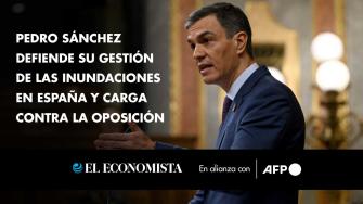 El presidente del Gobierno español, Pedro Sánchez, defendió con firmeza el miércoles la actuación de su Ejecutivo ante las mortales inundaciones de finales de octubre, acusando a la oposición de "polarizar con esta tragedia" y "alimentar la desconfianza en las instituciones".

¡Síguenos en nuestras redes sociales para mantenerte informado!

Twitter: https://twitter.com/eleconomista 
Facebook: https://www.facebook.com/ElEconomista.mx
Instagram: https://www.instagram.com/eleconomistamx
LinkedIn: https://www.linkedin.com/company/el-economista/

#ElEconomista #EETV