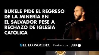 El presidente de El Salvador, Nayib Bukele, reiteró el domingo que para poder traer inversiones al país su gobierno necesita levantar la medida que desde 2017 prohíbe la minería, pese al rechazo de la Iglesia católica.