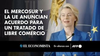 El Mercosur y la Unión Europea anunciaron el viernes en Montevideo que llegaron a un acuerdo para un tratado de libre comercio, a pesar de la fuerte oposición de países como Francia e Italia.