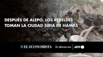 Los rebeldes sirios liderados por islamistas radicales entraron el jueves en Hamas, tras combates con el ejército del presidente Bashar al Asad, que reconoció haber perdido esa ciudad estratégica del centro del país.

Para más información del tema, visita: https://news.afp.com/#/c/main/actu/videos?id=newsml.afp.com.20241205T210544Z.doc-36pj3y2&type=video
Twitter: https://twitter.com/eleconomista 
Sitio web: https://www.eleconomista.com.mx/ 
Facebook: https://www.facebook.com/ElEconomista.mx 

#ElEconomista #CapitalHumano #EETV