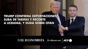 El presidente electo de Estados Unidos, Donald Trump, reiteró el domingo sus promesas de campaña de llevar a cabo deportaciones masivas de inmigrantes indocumentados e imponer aranceles, al tiempo que insinuó que su país podría retirarse de la OTAN.

Para más información del tema, visita: 
Twitter: https://twitter.com/eleconomista 
Sitio web: https://www.eleconomista.com.mx/ 
Facebook: https://www.facebook.com/ElEconomista.mx 

#ElEconomista #CapitalHumano #EETV