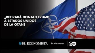 Los miembros europeos de la OTAN están preocupados el futuro de la alianza durante una nueva presidencia de Donald Trump. El presidente electo piensa que Europa debería pagar por su propia seguridad y gastar más dinero en sus ejércitos y defensa. Al mismo tiempo, muchos perciben a Rusia como una amenaza creciente para la seguridad de Europa. Pero ¿será capaz Trump de sacar a Estados Unidos de la alianza militar, que lidera?

¡Síguenos en nuestras redes sociales para mantenerte informado!

Twitter: https://twitter.com/eleconomista 
Facebook: https://www.facebook.com/ElEconomista.mx
Instagram: https://www.instagram.com/eleconomistamx
LinkedIn: https://www.linkedin.com/company/el-economista/

#ElEconomista #EETV