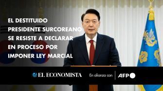 El destituido presidente surcoreano Yoon Suk Yeol rechazó el lunes las citaciones judiciales para declarar en la causa en su contra por su fallido intento de imponer una ley marcial, que le valió la suspensión del cargo.

Para más información del tema, visita: https://www.eleconomista.com.mx/ 

¡Síguenos en nuestras redes sociales para mantenerte informado!

Twitter: https://twitter.com/eleconomista 
Facebook: https://www.facebook.com/ElEconomista.mx
Instagram: https://www.instagram.com/eleconomistamx
LinkedIn: https://www.linkedin.com/company/el-economista/

#ElEconomista #EETV