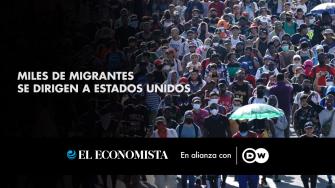 Miles de migrantes han emprendido desde Tapachula, en el sur de México, un viaje hacia Estados Unidos. Esta caravana de migrantes quiere llegar a la frontera estadounidense antes de que Donald Trump se convierta en presidente. 

¡Síguenos en nuestras redes sociales para mantenerte informado! 

Twitter: https://twitter.com/eleconomista 
Facebook: https://www.facebook.com/ElEconomista.mx 
Instagram: https://www.instagram.com/eleconomistamx 
LinkedIn: https://www.linkedin.com/company/el-economista/ 

#ElEconomista #EETV