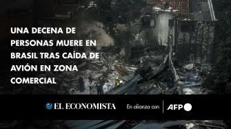 Una decena de personas murieron el domingo tras la caída de un avión de pequeño porte en una zona comercial de la ciudad turística de Gramado, en el estado brasileño de Rio Grande do Sul (sur), informaron las autoridades.

¡Síguenos en nuestras redes sociales para mantenerte informado!

Twitter: https://twitter.com/eleconomista 
Facebook: https://www.facebook.com/ElEconomista.mx
Instagram: https://www.instagram.com/eleconomistamx
LinkedIn: https://www.linkedin.com/company/el-economista/

#ElEconomista #EETV