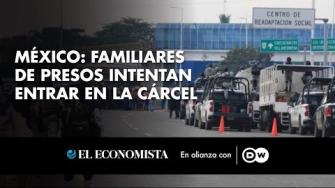 “No sabemos si están bien”. Familiares intentan entrar en una prisión de Villahermosa en México para buscar a sus parientes tras un motín mortal en el interior de la cárcel.