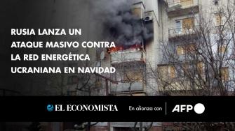 Rusia lanzó el miércoles más de 70 misiles y un centenar de drones contra las infraestructuras energéticas de Ucrania, un ataque que, según Kiev, dejó un muerto y cientos de miles de hogares sin electricidad ni calefacción en Navidad.

¡Síguenos en nuestras redes sociales para mantenerte informado!

Twitter: https://twitter.com/eleconomista 
Facebook: https://www.facebook.com/ElEconomista.mx
Instagram: https://www.instagram.com/eleconomistamx
LinkedIn: https://www.linkedin.com/company/el-economista/

#ElEconomista #EETV