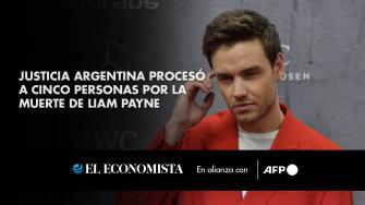 La justicia argentina procesó a cinco personas imputadas en la investigación por la muerte del músico británico Liam Payne ocurrida en octubre, y dispuso la detención preventiva de dos de ellas, informó el lunes la fiscalía.

Para más información del tema, visita: https://www.eleconomista.com.mx/ 

¡Síguenos en nuestras redes sociales para mantenerte informado!

Twitter: https://twitter.com/eleconomista 
Facebook: https://www.facebook.com/ElEconomista.mx
Instagram: https://www.instagram.com/eleconomistamx
LinkedIn: https://www.linkedin.com/company/el-economista/

#ElEconomista #EETV #AFP