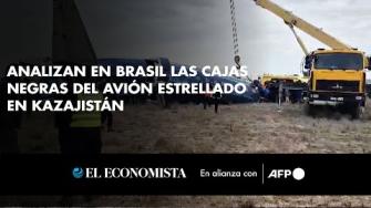 Las cajas negras del avión de fabricación brasileña que se estrelló la semana pasada en Kazajistán ya se encuentran bajo análisis en Brasil, informó este jueves la Fuerza Aérea Brasileña.

Para más información del tema, visita: 
Twitter: https://twitter.com/eleconomista   
Sitio web: https://www.eleconomista.com.mx/   
Facebook: https://www.facebook.com/ElEconomista.mx   
 
#ElEconomista#EETV