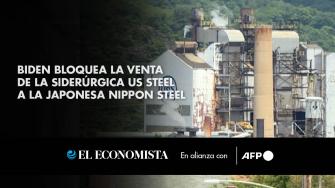 El presidente de Estados Unidos, Joe Biden, anunció el viernes que bloqueó la polémica venta por 14.900 millones de dólares de la siderúrgica estadounidense US Steel a la japonesa Nippon Steel, debido a la necesidad estratégica de proteger esa industria.

Para más información del tema, visita: https://www.eleconomista.com.mx/ 

¡Síguenos en nuestras redes sociales para mantenerte informado!

Twitter: https://twitter.com/eleconomista 
Facebook: https://www.facebook.com/ElEconomista.mx
Instagram: https://www.instagram.com/eleconomistamx
LinkedIn: https://www.linkedin.com/company/el-economista/

#ElEconomista #EETV #AFP