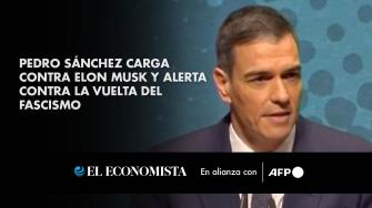 El presidente del Gobierno español, el socialista Pedro Sánchez, acusó el miércoles al multimillonario Elon Musk de incitar "el odio" y avisó del regreso del fascismo, durante un discurso de conmemoración del 50º aniversario de la muerte del dictador Francisco Franco.

¡Síguenos en nuestras redes sociales para mantenerte informado!

Twitter: https://twitter.com/eleconomista 
Facebook: https://www.facebook.com/ElEconomista.mx
Instagram: https://www.instagram.com/eleconomistamx
LinkedIn: https://www.linkedin.com/company/el-economista/

#ElEconomista #EETV #AFP