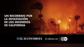 Dos enormes incendios forestales sin control amenazan Los Ángeles desde el este y el oeste. Pero un breve respiro de los feroces vientos, que han avivado las llamas durante dos días, ha permitido a los equipos frenar su explosiva propagación. 

¡Síguenos en nuestras redes sociales para mantenerte informado! 

Twitter: https://twitter.com/eleconomista 
Facebook: https://www.facebook.com/ElEconomista.mx 
Instagram: https://www.instagram.com/eleconomistamx 
LinkedIn: https://www.linkedin.com/company/el-economista/ 

#ElEconomista #EETV