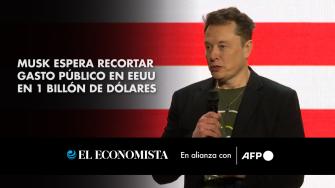 Elon Musk, el multimillonario asesor del presidente electo de Estados Unidos, Donald Trump, aseguró este jueves que reducir el gasto público federal en un billón de dólares sería un “súper resultado”.

¡Síguenos en nuestras redes sociales para mantenerte informado!

Twitter: https://twitter.com/eleconomista 
Facebook: https://www.facebook.com/ElEconomista.mx
Instagram: https://www.instagram.com/eleconomistamx
LinkedIn: https://www.linkedin.com/company/el-economista/

#ElEconomista #EETV