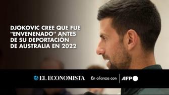 El tenista serbio Novak Djokovic cree que fue "envenenado" con plomo y mercurio en su comida durante su breve retención en Australia en 2022 previa a su deportación del país. 
 
Para más información del tema, visita: 
Twitter: https://twitter.com/eleconomista 
Sitio web: https://www.eleconomista.com.mx/ 
Facebook: https://www.facebook.com/ElEconomista.mx 

#ElEconomista #CapitalHumano #EETV