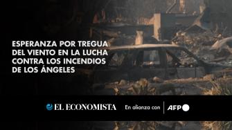 Vientos de menor intensidad dieron un respiro este viernes a los bomberos de Los Ángeles que batallan contra cinco incendios que ya dejan al menos 11 muertos y han destruido comunidades enteras en las afueras de la ciudad, en momentos en que surgen recriminaciones sobre la responsabilidad del desastre.

¡Síguenos en nuestras redes sociales para mantenerte informado!

Twitter: https://twitter.com/eleconomista 
Facebook: https://www.facebook.com/ElEconomista.mx
Instagram: https://www.instagram.com/eleconomistamx
LinkedIn: https://www.linkedin.com/company/el-economista/

#ElEconomista #EETV