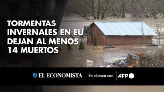 Al menos 14 personas murieron por las fuertes tormentas invernales que han causado inundaciones, vientos helados y temperaturas gélidas en el centro y el este de Estados Unidos, informaron el lunes las autoridades.