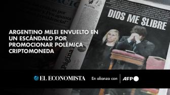 La justicia argentina investigará si el presidente argentino, Javier Milei, cometió un delito al promocionar en sus redes sociales una criptomoneda que se derrumbó horas después de su lanzamiento. 

¡Síguenos en nuestras redes sociales para mantenerte informado! 

Twitter: https://twitter.com/eleconomista 
Facebook: https://www.facebook.com/ElEconomista.mx 
Instagram: https://www.instagram.com/eleconomistamx 
LinkedIn: https://www.linkedin.com/company/el-economista/ 

#ElEconomista #EETV #AFP