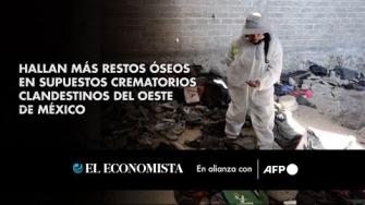 Otro espacio con restos óseos fue localizado al interior de una finca del estado mexicano de Jalisco (oeste) donde la semana pasada fueron descubiertos tres presuntos crematorios clandestinos, informó el martes la fiscalía local.

¡Síguenos en nuestras redes sociales para mantenerte informado!

Twitter: https://twitter.com/eleconomista 
Facebook: https://www.facebook.com/ElEconomista.mx
Instagram: https://www.instagram.com/eleconomistamx
LinkedIn: https://www.linkedin.com/company/el-economista/

#ElEconomista