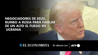 El presidente estadounidense, Donald Trump, anunció este miércoles que envía negociadores a Rusia, en medio de presiones sobre Moscú para que acepte, como ya hizo Kiev, su propuesta de alto el fuego de 30 días en la guerra en Ucrania.

¡Síguenos en nuestras redes sociales para mantenerte informado!

Twitter: https://twitter.com/eleconomista 
Facebook: https://www.facebook.com/ElEconomista.mx
Instagram: https://www.instagram.com/eleconomistamx
LinkedIn: https://www.linkedin.com/company/el-economista/

#ElEconomista #EETV