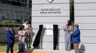 Expo Guadalajara inauguró su nuevo sistema de captación de agua de lluvia.