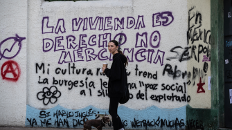 Muestras contra la gentrificación en la Ciudad de México.