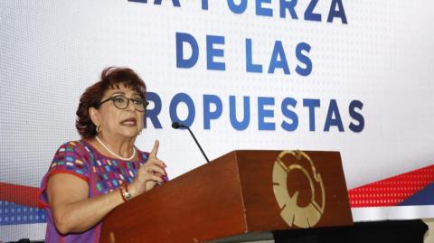 Esperanza Ortega, presidenta de la Canacintra. Foto EE: Cortesía
