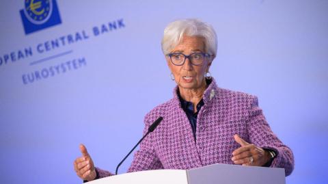 Christine Lagarde, presidenta del BCE