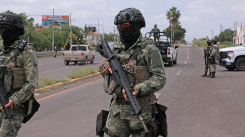 Ejército mexicano en Sinaloa.