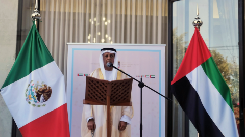 Salem Rashed Alowais, embajador de Emiratos Árabes Unidos en México.