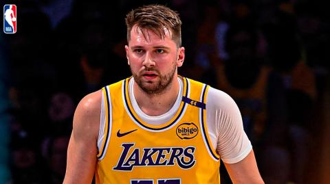 Luka Doncic, basquetbolista de los Lakers.