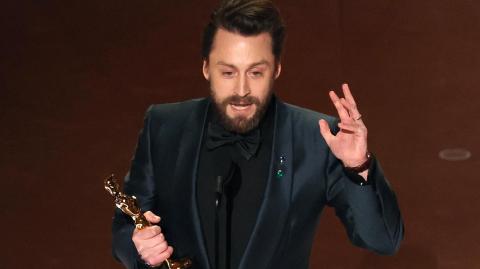 Kieran Culkin ganó el Oscar a Mejor Actor de Reparto
