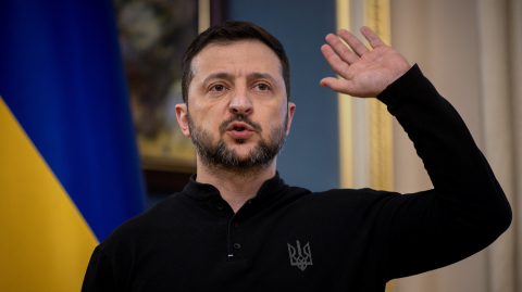 Volodimir Zelenski, presidente de Ucrania.
