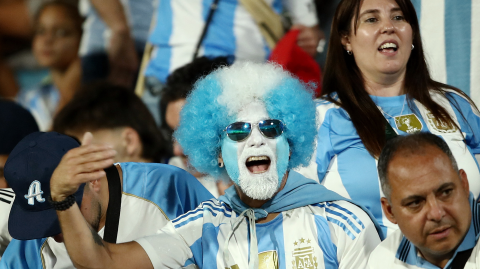 Afición argentina.